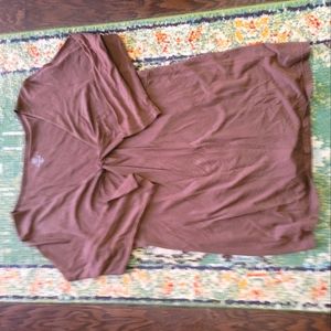 Gap Maternity Brown Shirt Medium